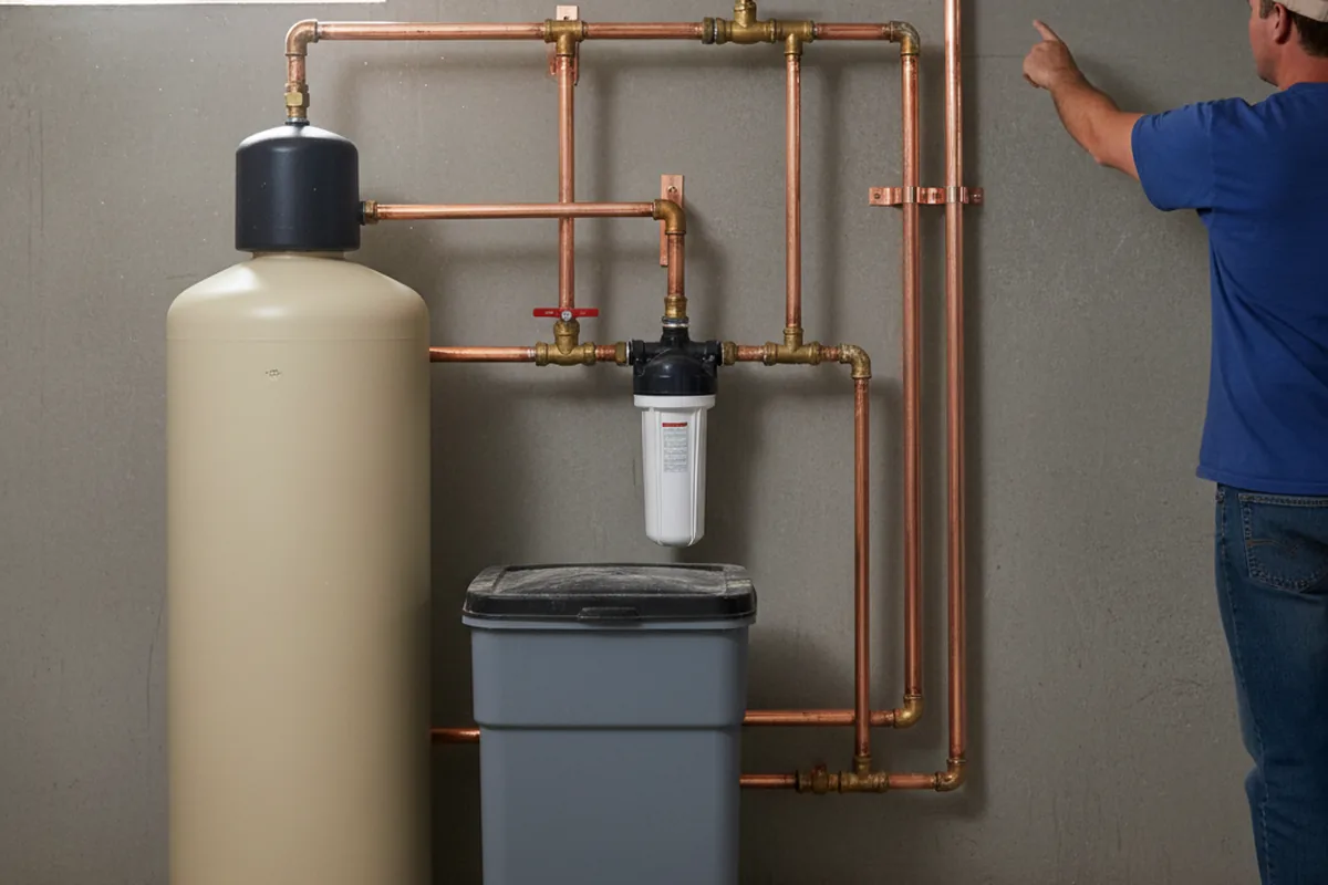 Whole-house water treatment system installed in Eva